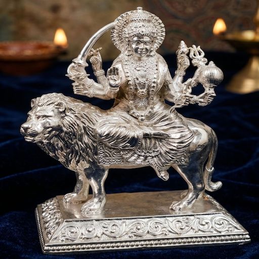 Silver Plated Brass Idols